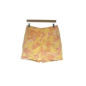 Cherokee Orange Floral Y2K Style Skort Womens 10